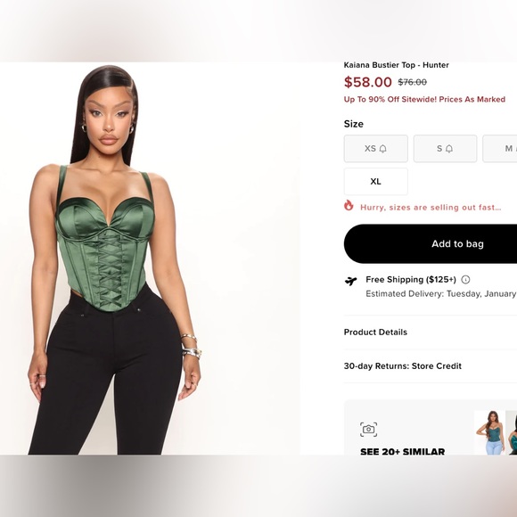 Corset top - Picture 2 of 3